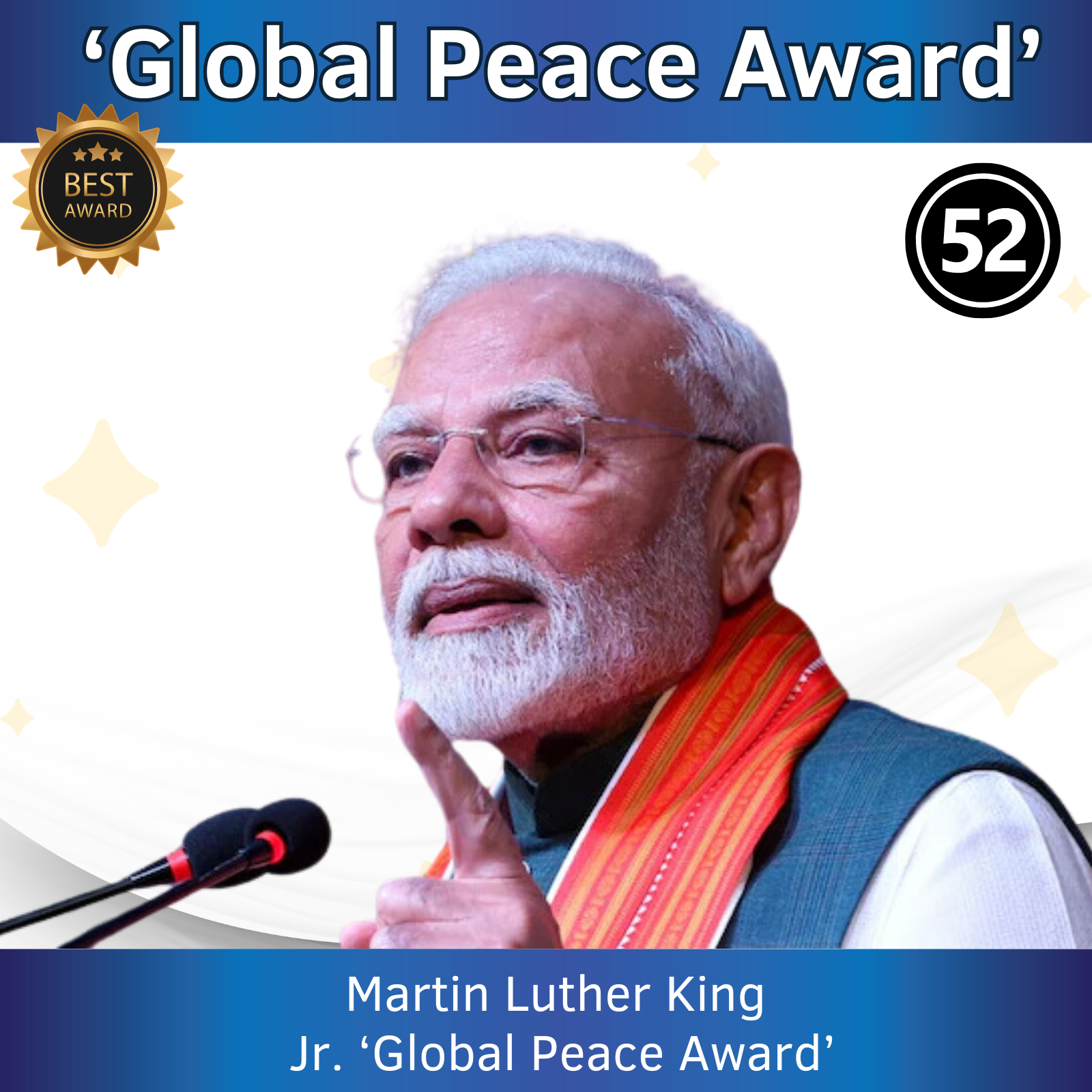 Martin Luther King Jr. ‘Global Peace Award’ 2024 BY AIAM | एआईएएम द्वारा मार्टिन लूथर किंग जूनियर 'ग्लोबल पीस अवार्ड' 2024